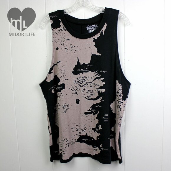 HBO GAME OF THRONES Map of Westeros Tank Top - Picture 2 of 7